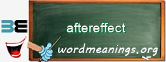 WordMeaning blackboard for aftereffect